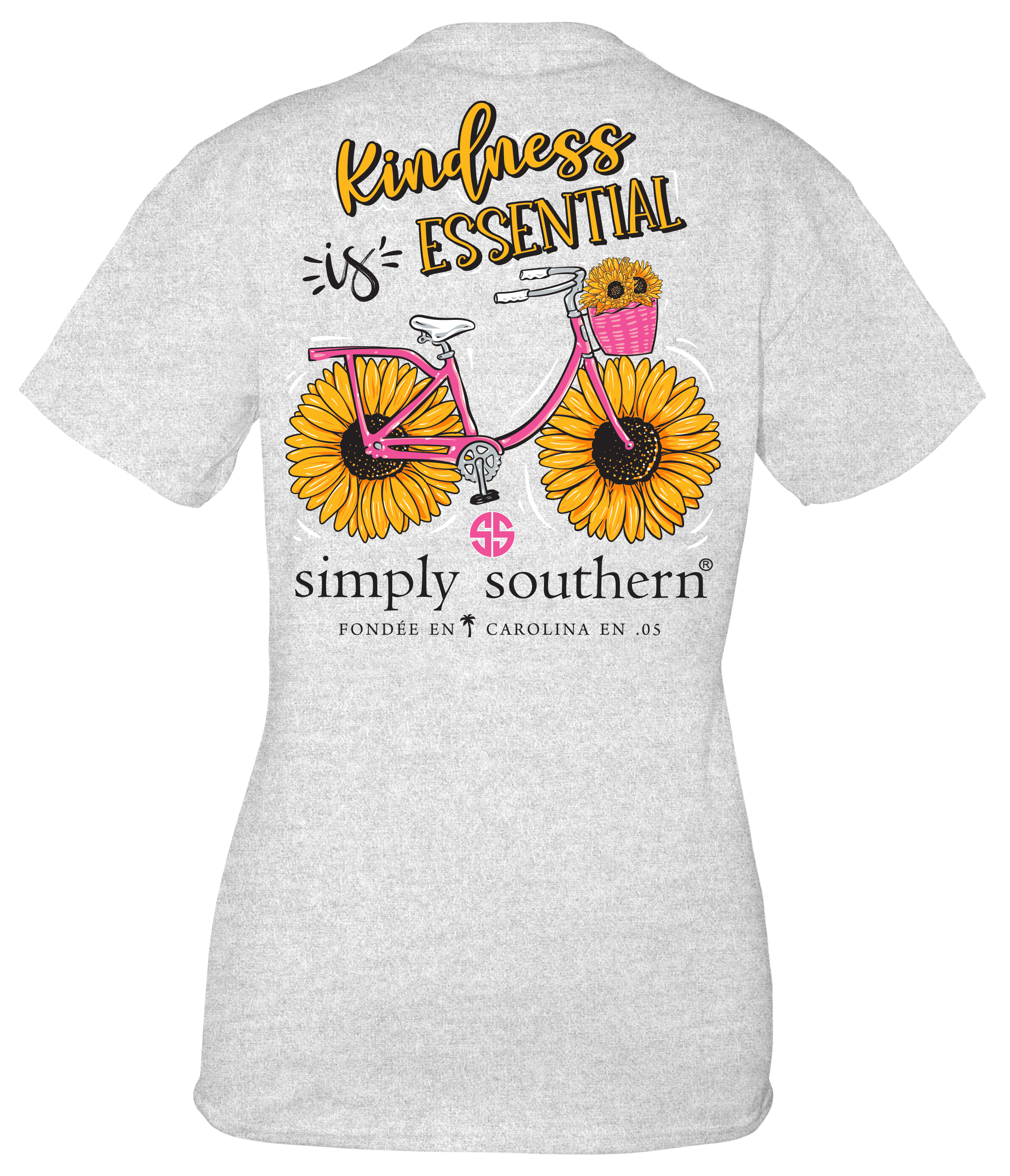 SALE Simply Southern Kindness Is Essential Sunflower - Adult & Kids T-Shirts, Sweatshirts & Hoodies apparel design preview 2