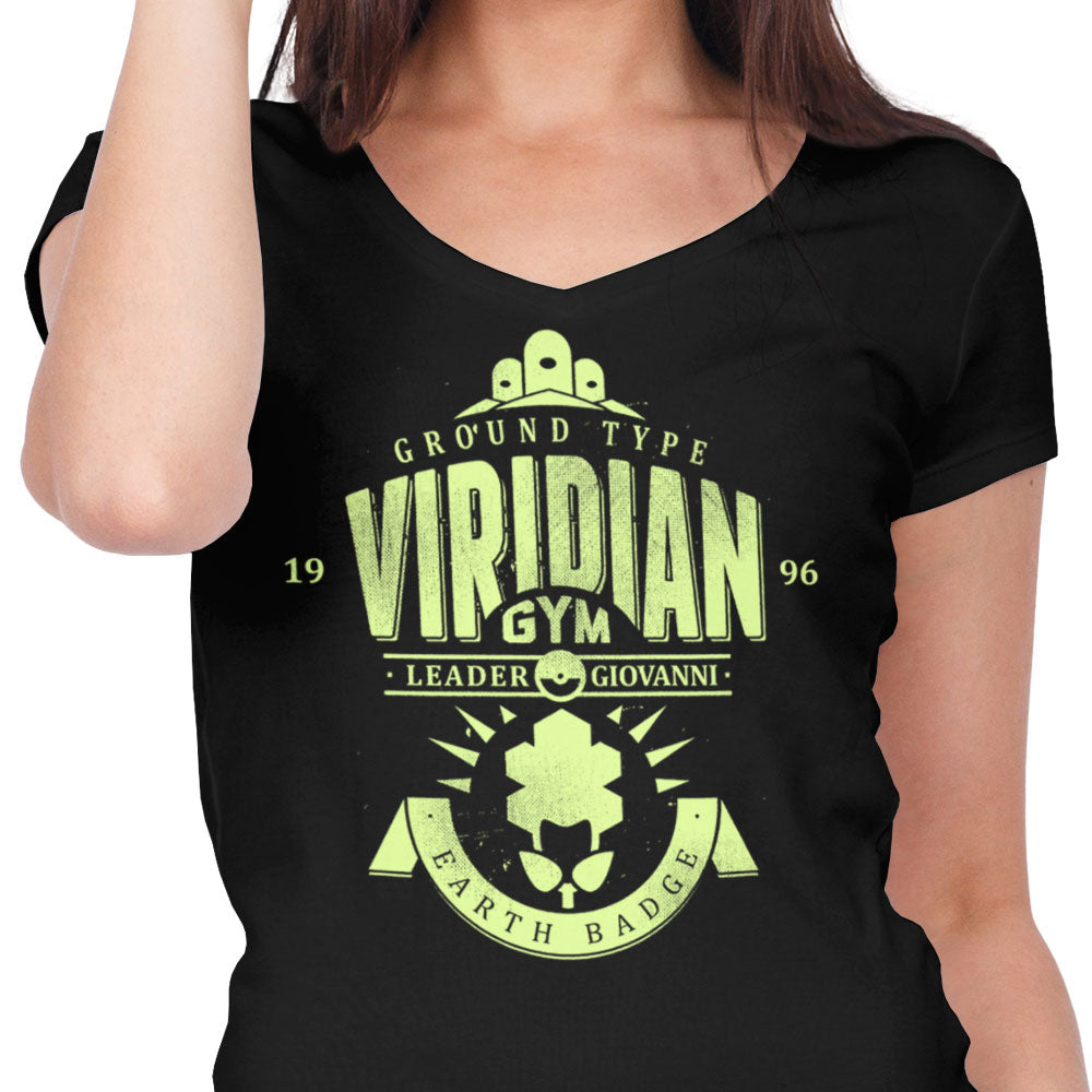 Earth Badge Women's V-Neck - Adult & Kids T-Shirts, Sweatshirts & Hoodies apparel design preview 2