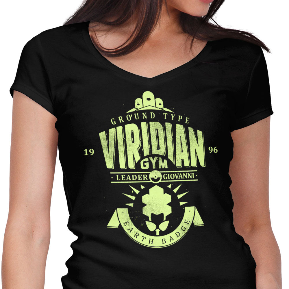 Earth Badge Women's V-Neck - Adult & Kids T-Shirts, Sweatshirts & Hoodies apparel design preview 1