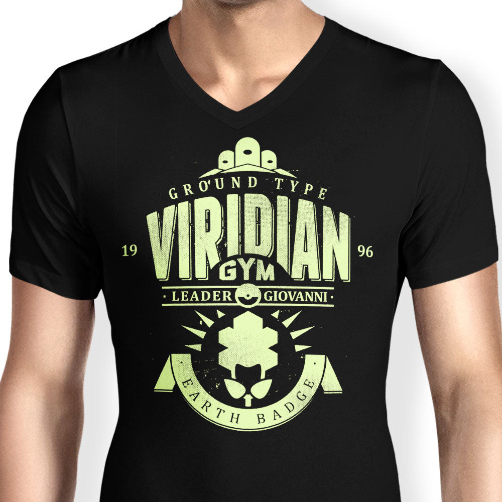 Earth Badge Men's V-Neck - Adult & Kids T-Shirts, Sweatshirts & Hoodies apparel design preview 2