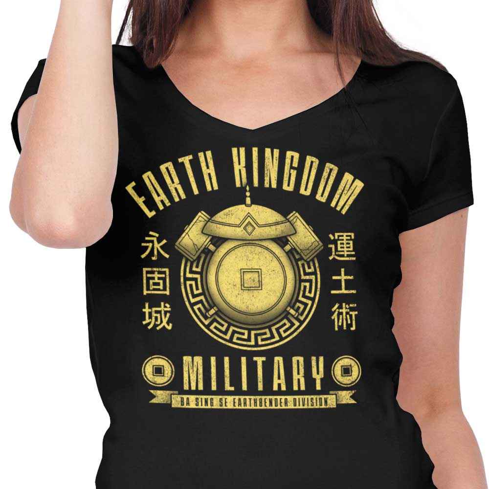 Earth is Strong Women's V-Neck - Adult & Kids T-Shirts, Sweatshirts & Hoodies apparel design preview 2