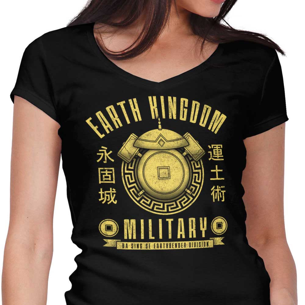 Earth is Strong Women's V-Neck - Adult & Kids T-Shirts, Sweatshirts & Hoodies apparel design preview 1