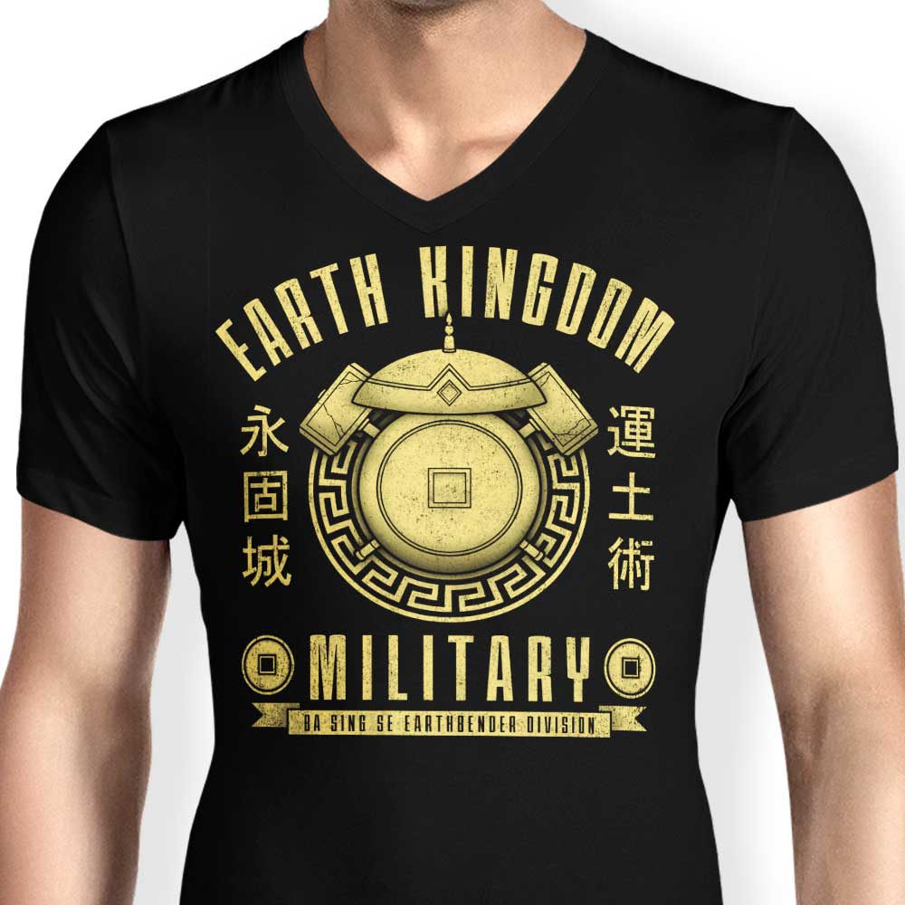 Earth is Strong Men's V-Neck - Adult & Kids T-Shirts, Sweatshirts & Hoodies apparel design preview 2