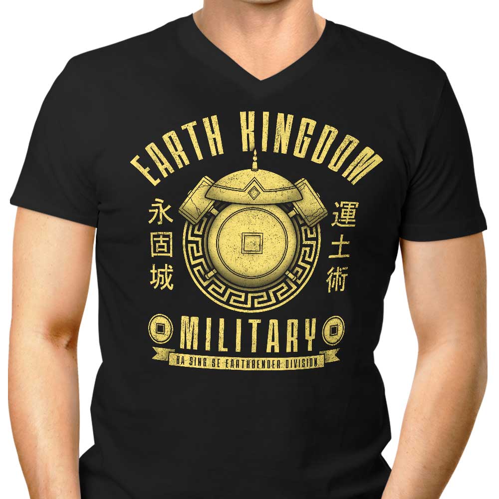 Earth is Strong Men's V-Neck - Adult & Kids T-Shirts, Sweatshirts & Hoodies apparel design preview 1