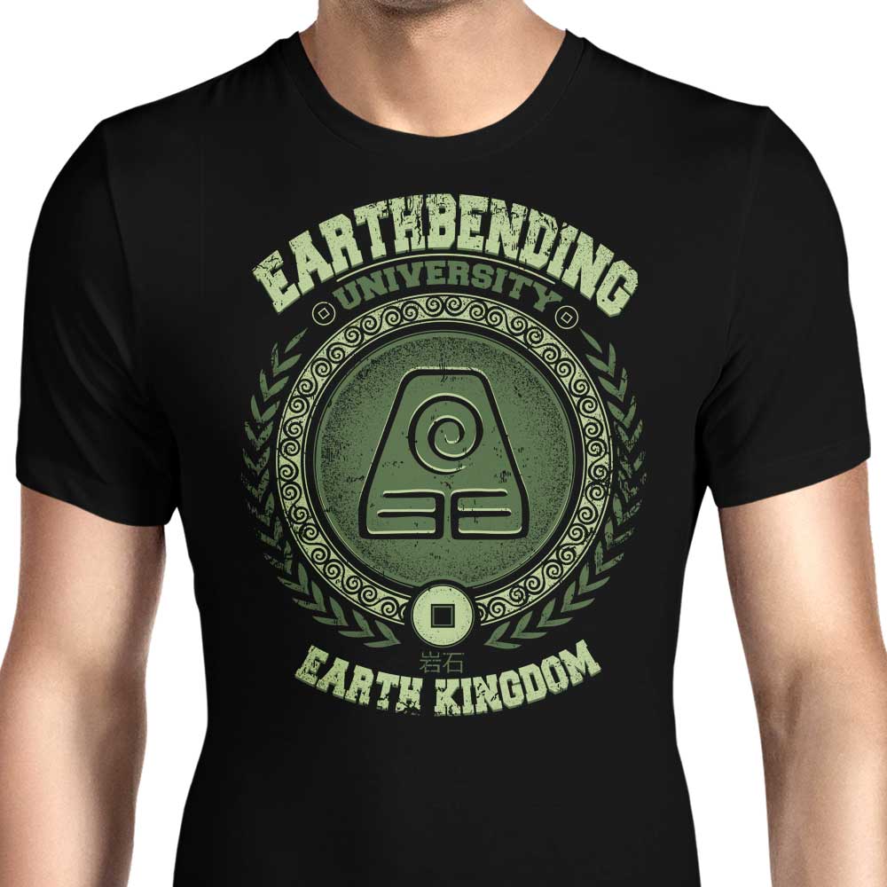Earthbending University Men's Apparel - Adult & Kids T-Shirts, Sweatshirts & Hoodies apparel design preview 1