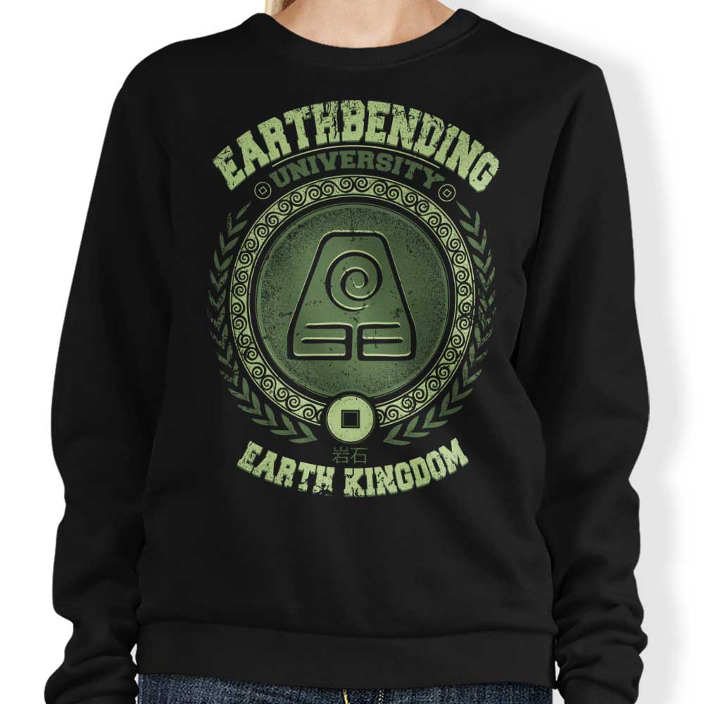 Earthbending University - Adult & Kids T-Shirts, Sweatshirts & Hoodies apparel design preview 1