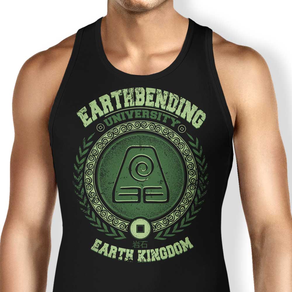 Earthbending University Tank Top - Adult & Kids T-Shirts, Sweatshirts & Hoodies apparel design preview 1