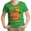 Eat Tricks, Do Treats Youth Apparel - Adult & Kids T-Shirts, Sweatshirts & Hoodies apparel design preview 1