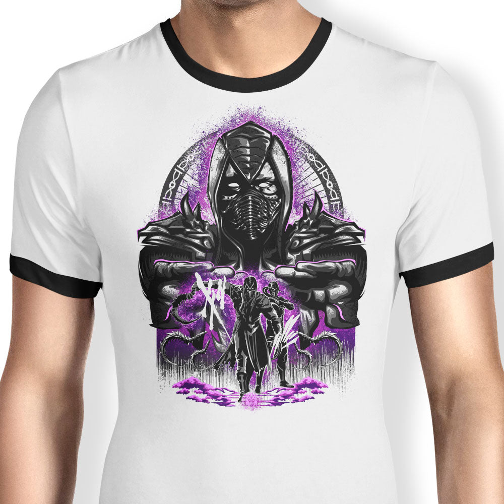 Echo of Darkness Ringer - Adult & Kids T-Shirts, Sweatshirts & Hoodies apparel design preview 1