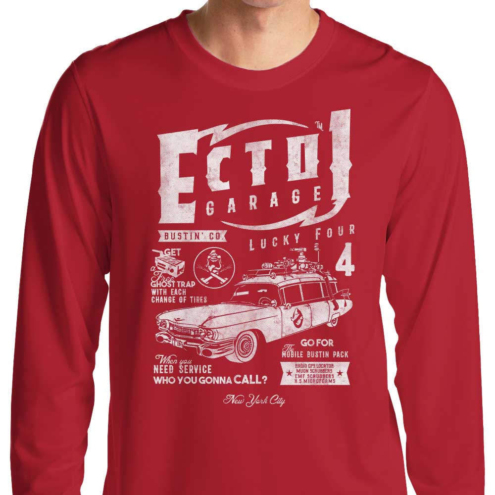 Ecto-1 Garage - Adult & Kids T-Shirts, Sweatshirts & Hoodies apparel design preview 1