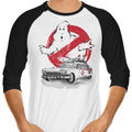 Ecto Sumi-e 3/4 Sleeve Raglan - Adult & Kids T-Shirts, Sweatshirts & Hoodies apparel design preview 1