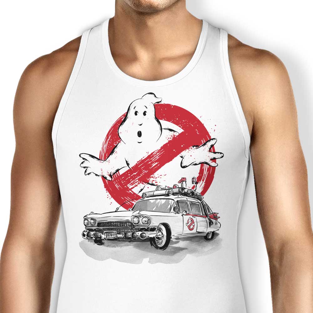 Ecto Sumi-e Tank Top - Adult & Kids T-Shirts, Sweatshirts & Hoodies apparel design preview 1