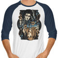 Edward and Kim 3/4 Sleeve Raglan - Adult & Kids T-Shirts, Sweatshirts & Hoodies apparel design preview 1