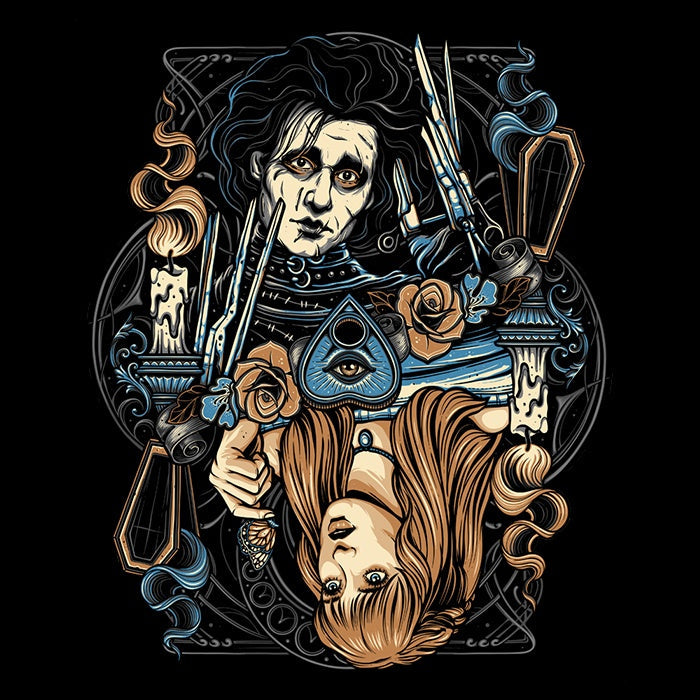 Edward and Kim Men's V-Neck - Adult & Kids T-Shirts, Sweatshirts & Hoodies apparel design preview 2