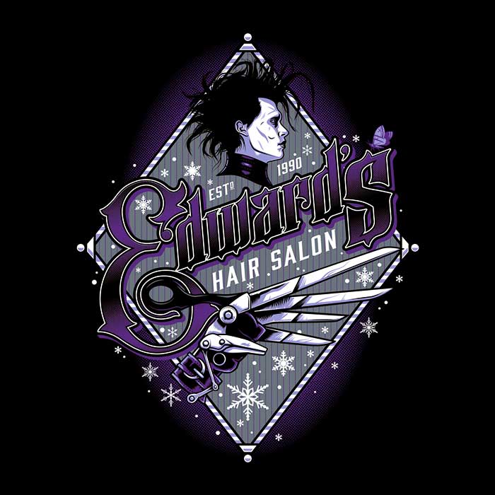Edwards Hair Salon Men's Apparel - Adult & Kids T-Shirts, Sweatshirts & Hoodies apparel design preview 2