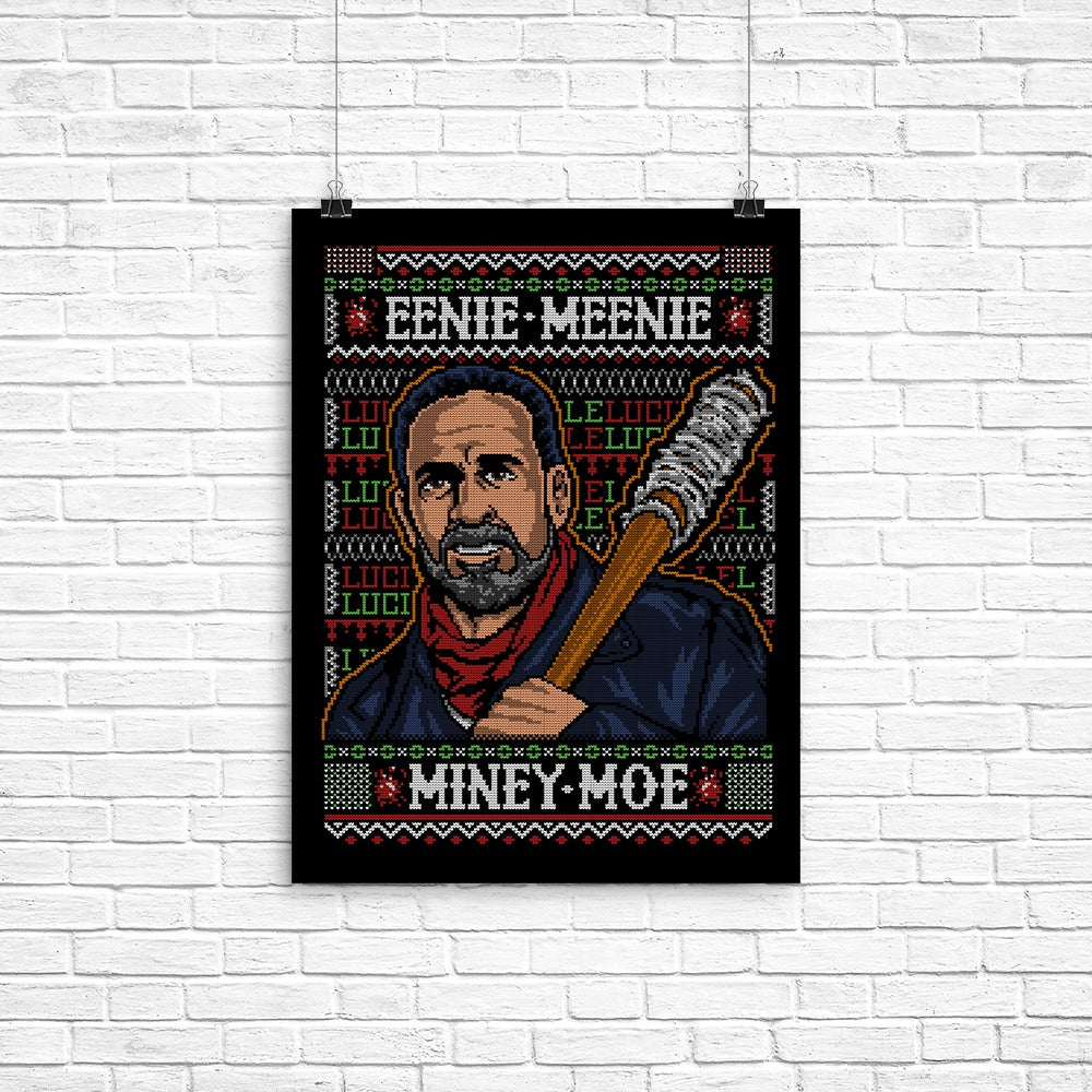 Eenie Meenie Miney Moe Poster - Adult & Kids T-Shirts, Sweatshirts & Hoodies apparel design preview 1
