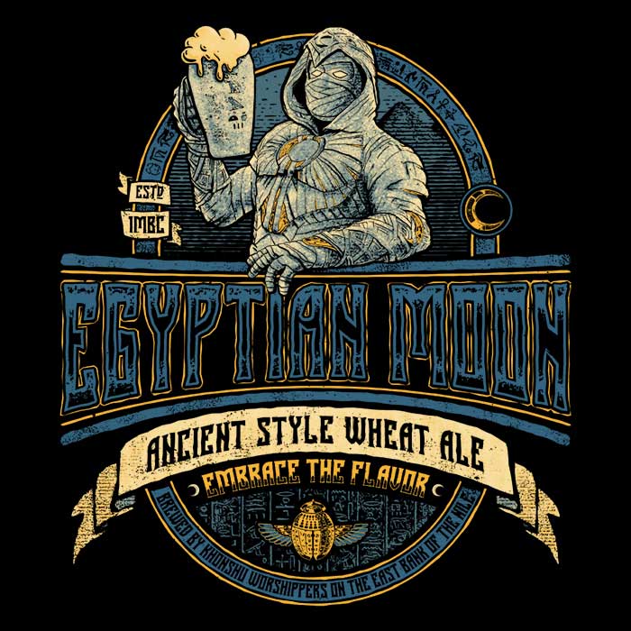 Egyptian Moon Ale Men's Apparel - Adult & Kids T-Shirts, Sweatshirts & Hoodies apparel design preview 2