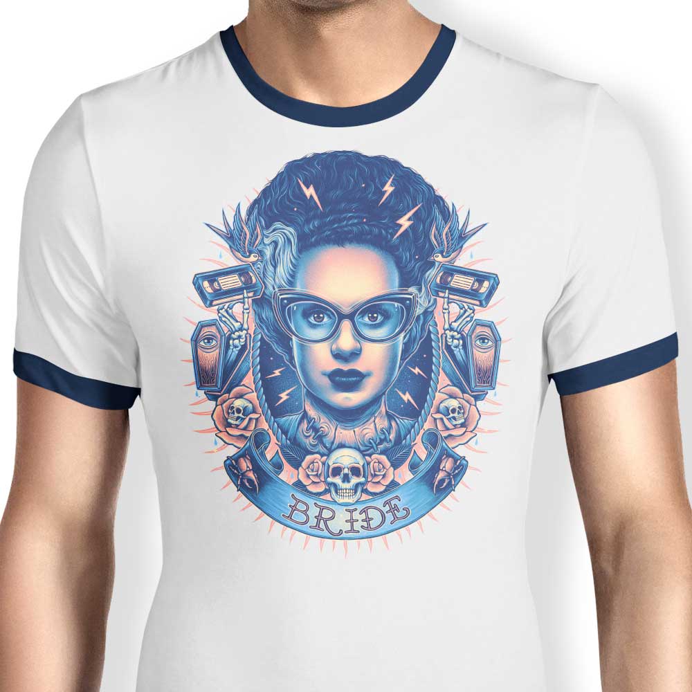 Electric Bride Ringer - Adult & Kids T-Shirts, Sweatshirts & Hoodies apparel design preview 1