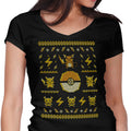 Electric Trainer Sweater Women's V-Neck - Adult & Kids T-Shirts, Sweatshirts & Hoodies apparel design preview 1