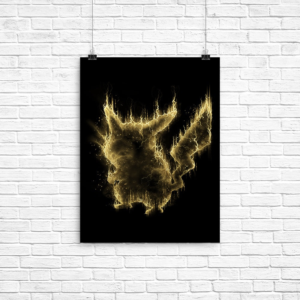 Electric Type Poster - Adult & Kids T-Shirts, Sweatshirts & Hoodies apparel design preview 1