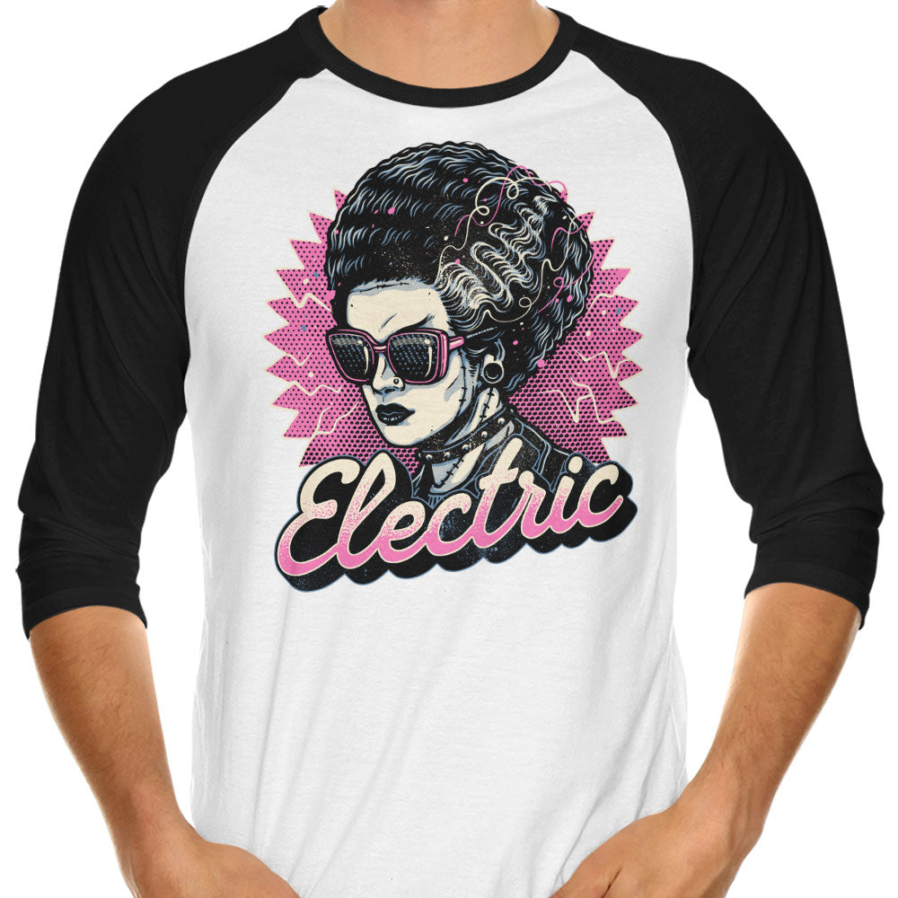 Electric Vibes Forever 3/4 Sleeve Raglan - Adult & Kids T-Shirts, Sweatshirts & Hoodies apparel design preview 1