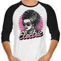 Electric Vibes Forever 3/4 Sleeve Raglan - Adult & Kids T-Shirts, Sweatshirts & Hoodies apparel design preview 1