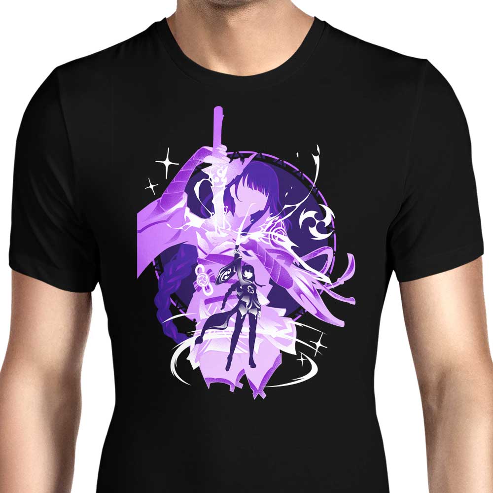 Electro Raiden Shogun Men's Apparel - Adult & Kids T-Shirts, Sweatshirts & Hoodies apparel design preview 1