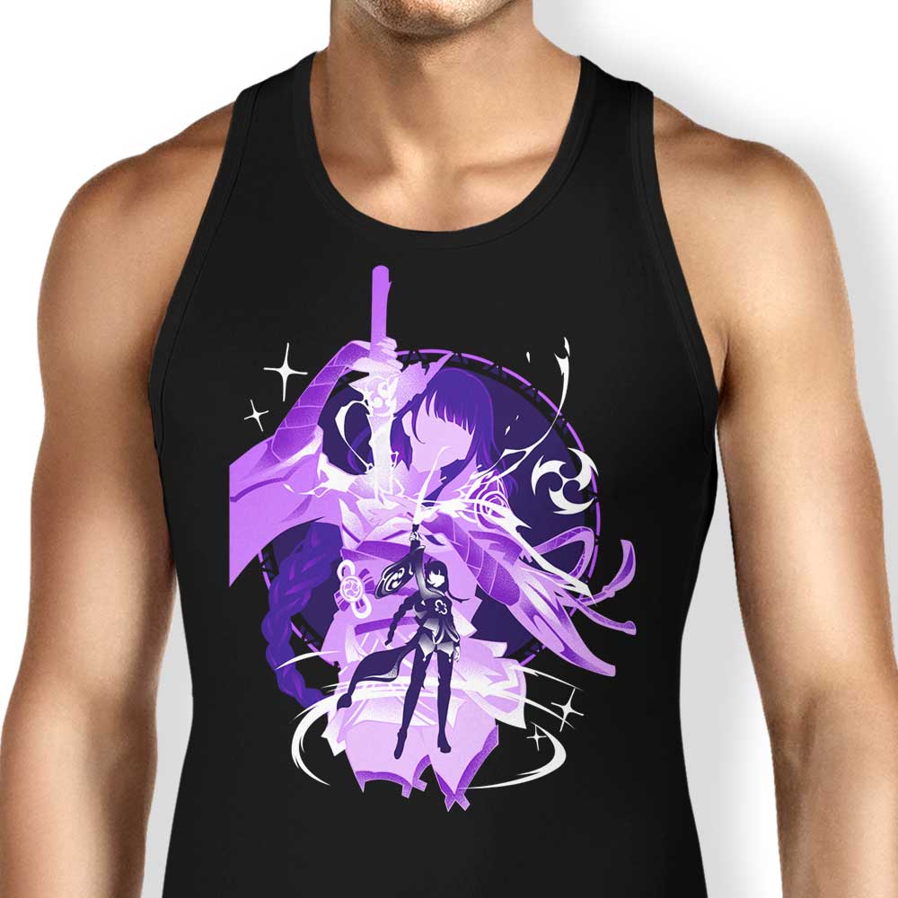 Electro Raiden Shogun Tank Top - Adult & Kids T-Shirts, Sweatshirts & Hoodies apparel design preview 1