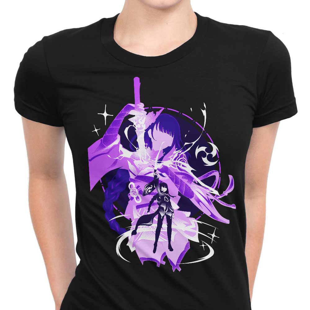 Electro Raiden Shogun Women's Apparel - Adult & Kids T-Shirts, Sweatshirts & Hoodies apparel design preview 1