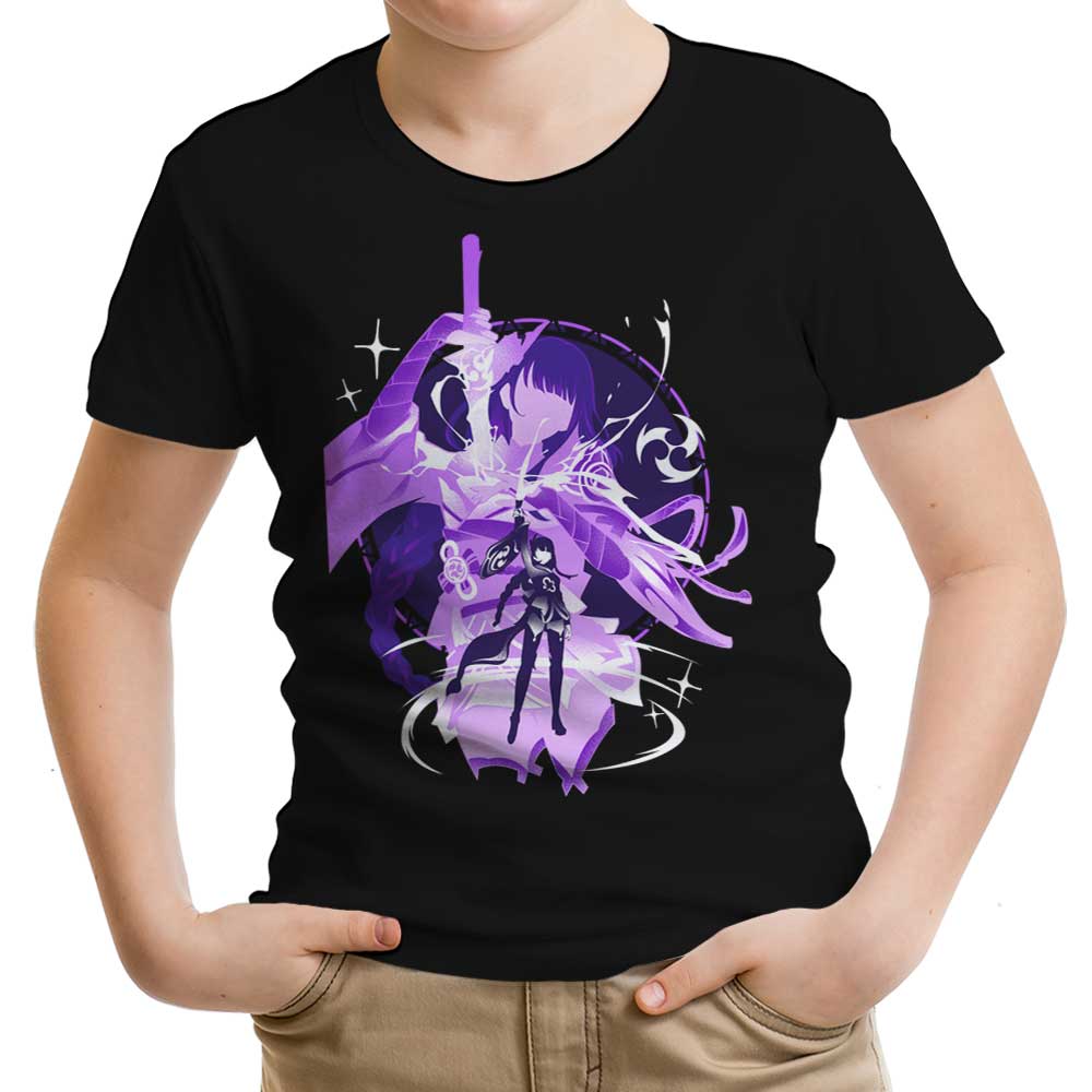 Electro Raiden Shogun Youth Apparel - Adult & Kids T-Shirts, Sweatshirts & Hoodies apparel design preview 1