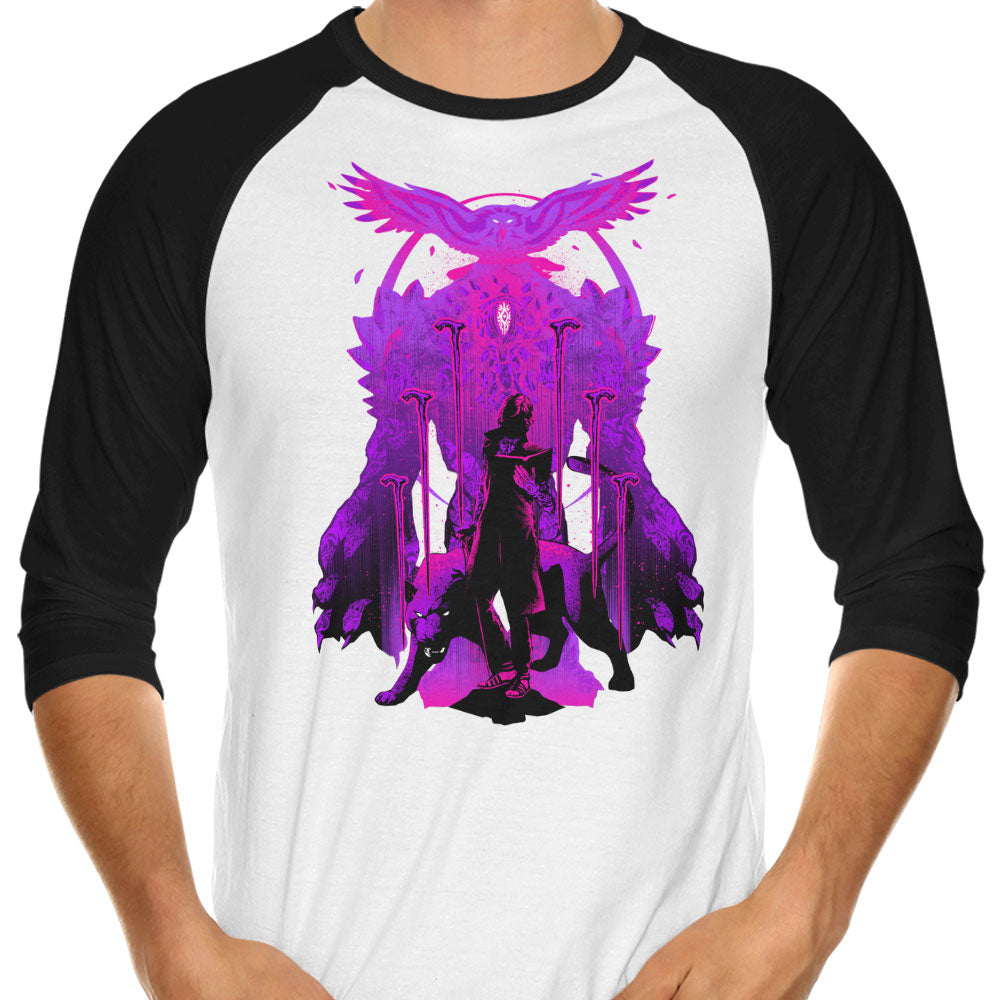 Elegy of Blades 3/4 Sleeve Raglan - Adult & Kids T-Shirts, Sweatshirts & Hoodies apparel design preview 1