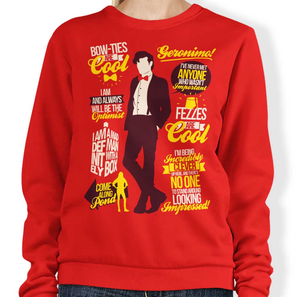 Eleventh Doctor Quotes - Adult & Kids T-Shirts, Sweatshirts & Hoodies apparel design preview 1