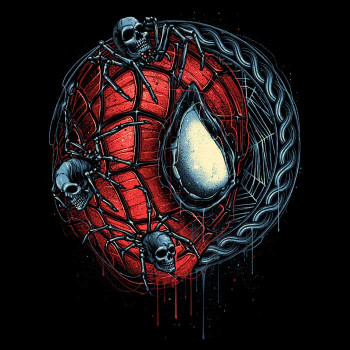 Emblem of the Spider Men's Apparel - Adult & Kids T-Shirts, Sweatshirts & Hoodies apparel design preview 2
