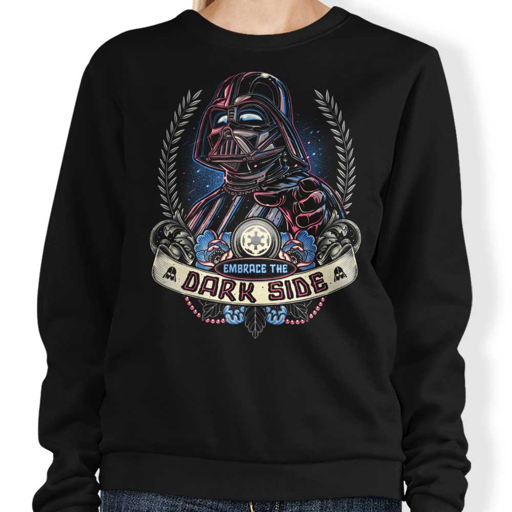 Embrace the Dark Side - Adult & Kids T-Shirts, Sweatshirts & Hoodies apparel design preview 1