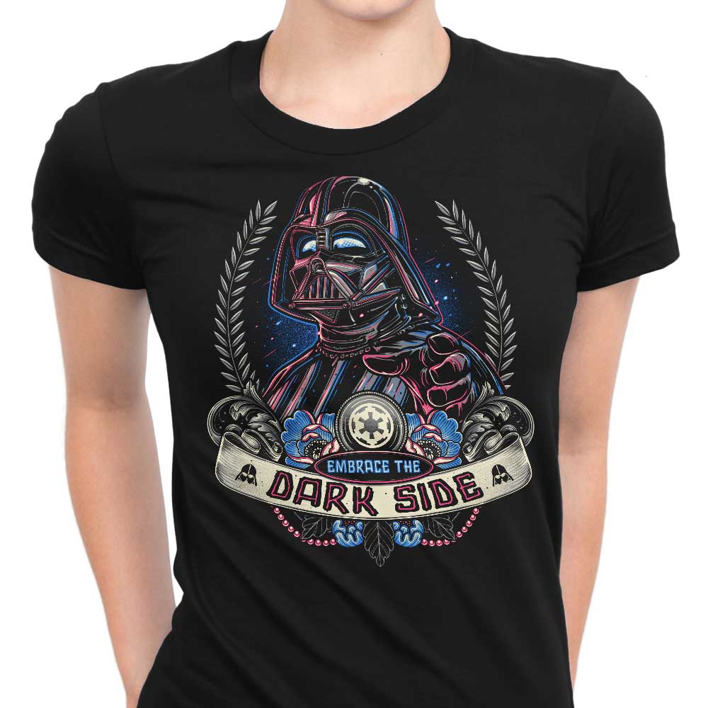 Embrace the Dark Side Women's Apparel - Adult & Kids T-Shirts, Sweatshirts & Hoodies apparel design preview 1