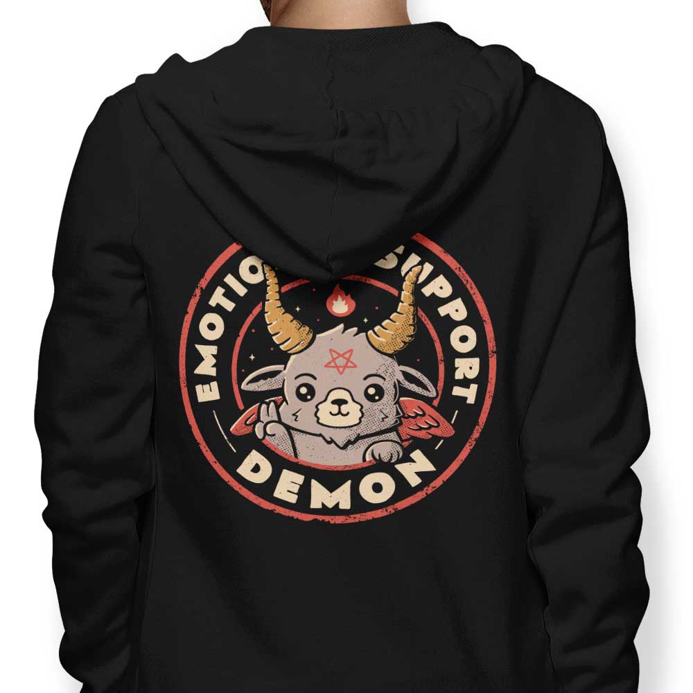 Emotional Support Demon - Adult & Kids T-Shirts, Sweatshirts & Hoodies apparel design preview 1