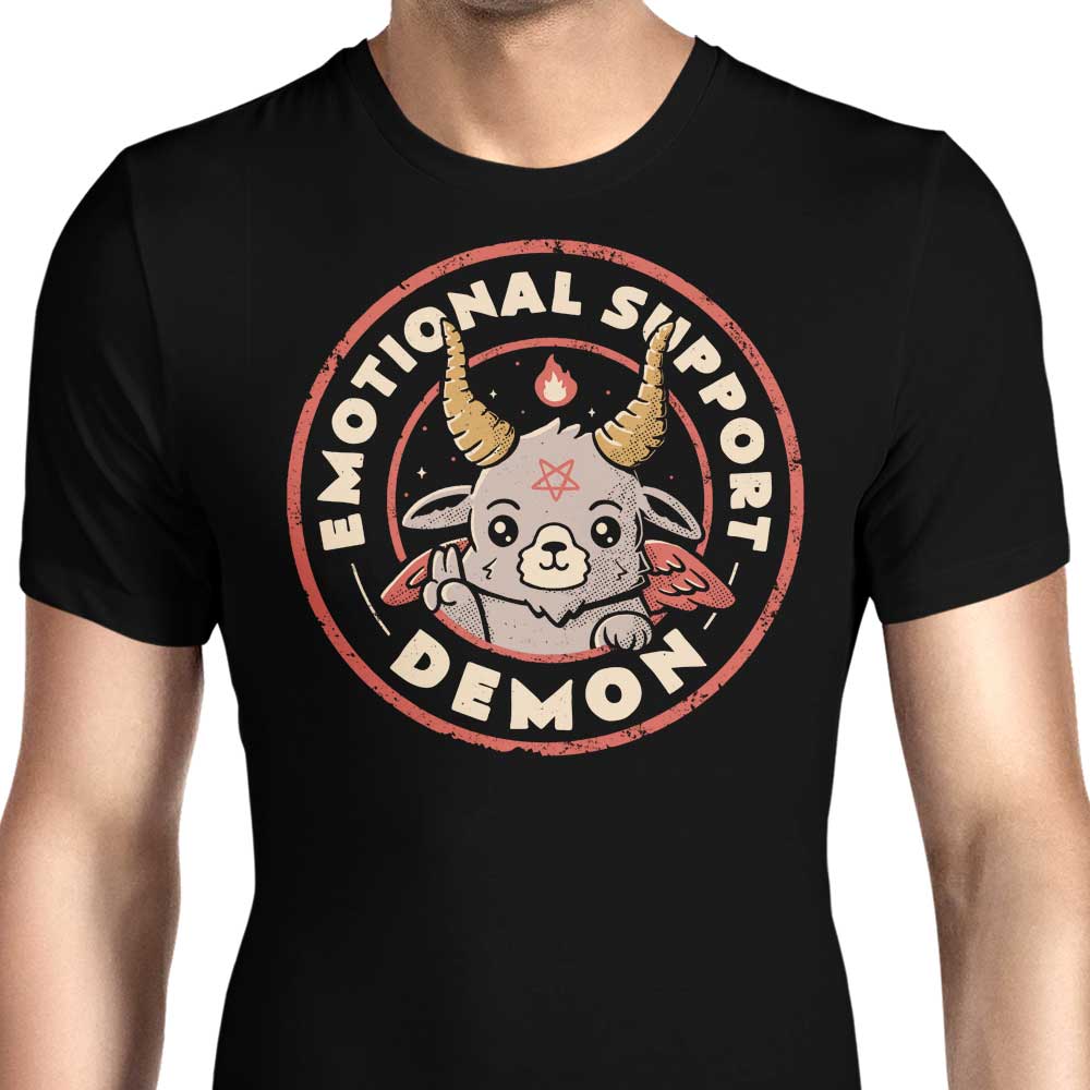 Emotional Support Demon Men's Apparel - Adult & Kids T-Shirts, Sweatshirts & Hoodies apparel design preview 1