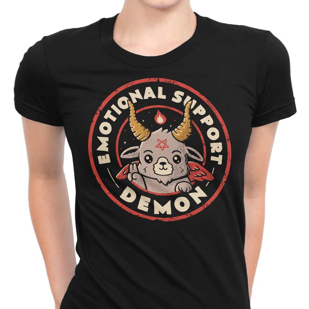 Emotional Support Demon Women's Apparel - Adult & Kids T-Shirts, Sweatshirts & Hoodies apparel design preview 1