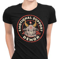 Emotional Support Demon Women's Apparel - Adult & Kids T-Shirts, Sweatshirts & Hoodies apparel design preview 1