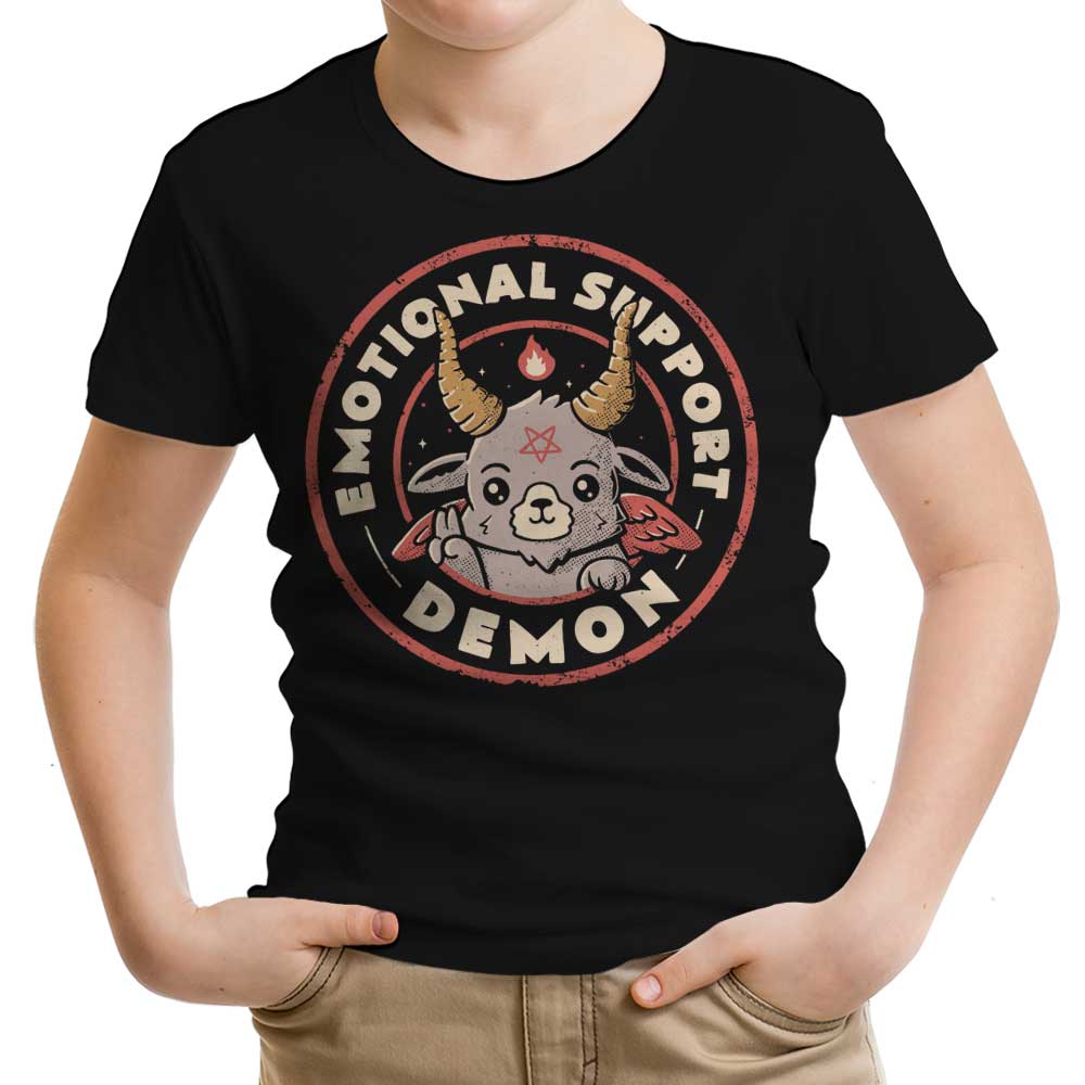 Emotional Support Demon Youth Apparel - Adult & Kids T-Shirts, Sweatshirts & Hoodies apparel design preview 1