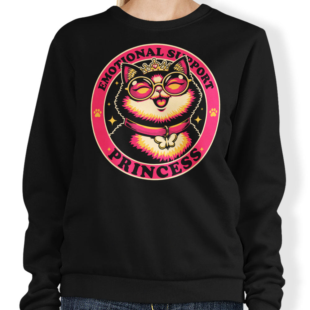Emotional Support Princess - Adult & Kids T-Shirts, Sweatshirts & Hoodies apparel design preview 1