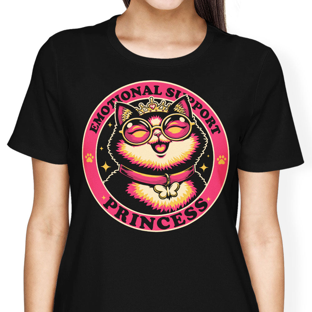 Emotional Support Princess Women's Apparel - Adult & Kids T-Shirts, Sweatshirts & Hoodies apparel design preview 1