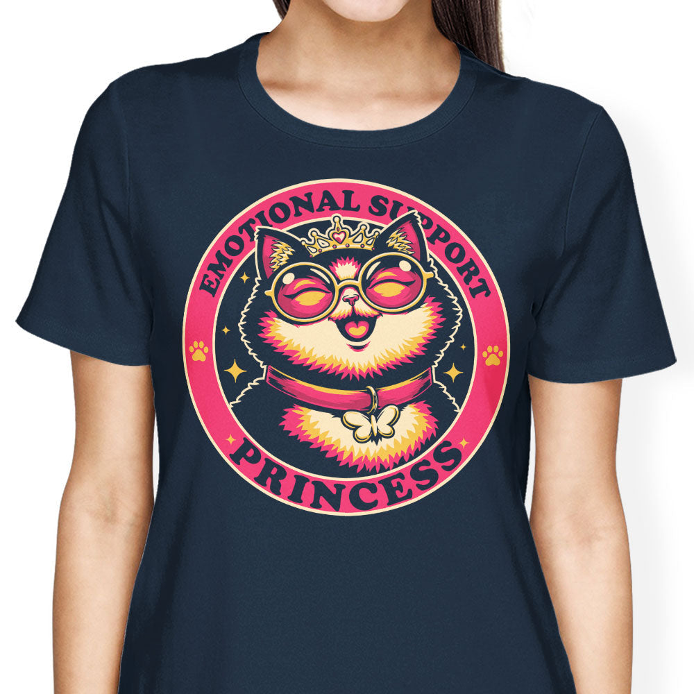Emotional Support Princess Women's Apparel - Adult & Kids T-Shirts, Sweatshirts & Hoodies apparel design preview 2