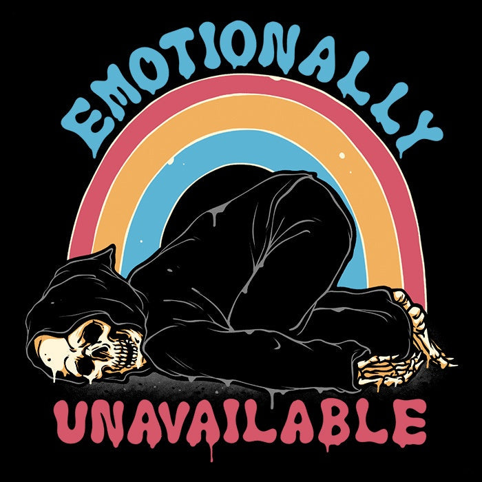 Emotionally Unavailable Coasters - Adult & Kids T-Shirts, Sweatshirts & Hoodies apparel design preview 1