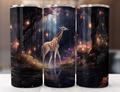 Forest Giraffe 20 oz Skinny Tumbler Cup With Straw - Adult & Kids T-Shirts, Sweatshirts & Hoodies apparel design preview 1
