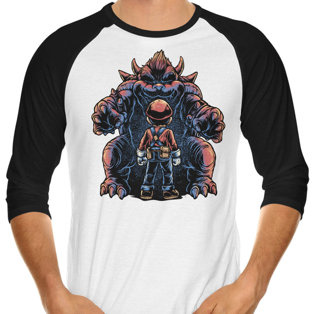 Encounter in the Castle 3/4 Sleeve Raglan - Adult & Kids T-Shirts, Sweatshirts & Hoodies apparel design preview 1