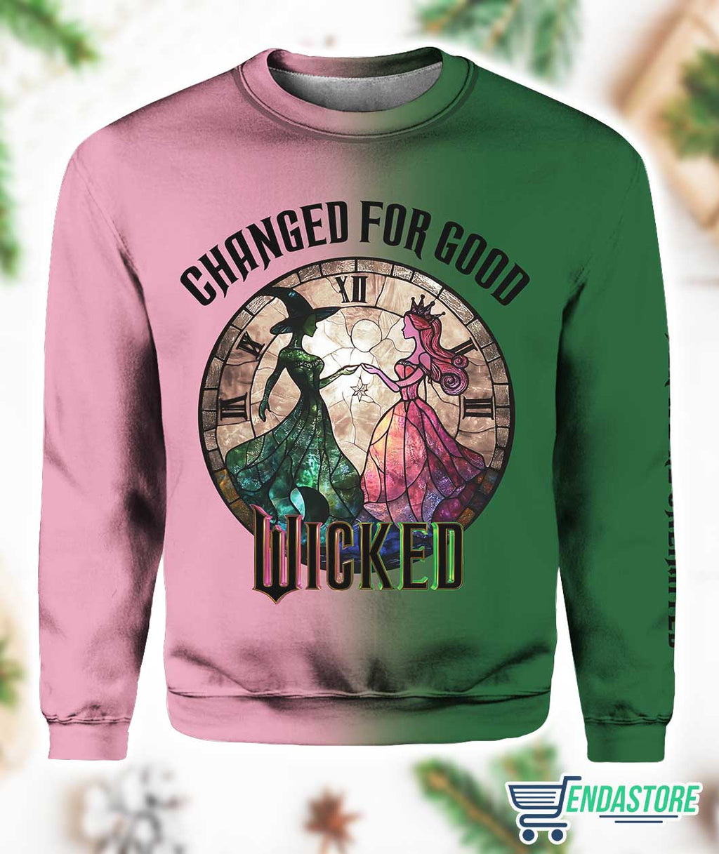 Wicked 2024 Changed For Good Movie Inspired Contrast Gradient Sweatshirt product image 3