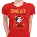 Enlist! Women's Apparel - Adult & Kids T-Shirts, Sweatshirts & Hoodies apparel design preview 1