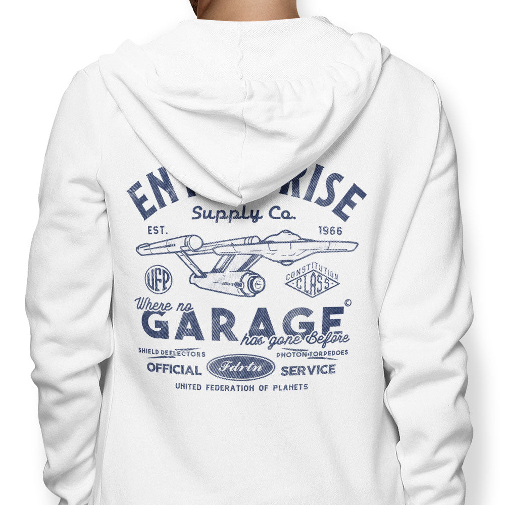 Enterprise Garage - Adult & Kids T-Shirts, Sweatshirts & Hoodies apparel design preview 1