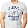 Enterprise Garage Men's V-Neck - Adult & Kids T-Shirts, Sweatshirts & Hoodies apparel design preview 1